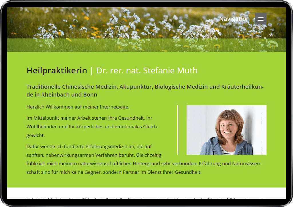 Tablet-Ansicht